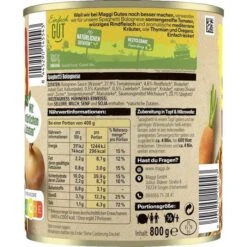 Maggi Fertiggericht Spaghetti Bolognese, 800g -Küchen Verkauf 01d9a1ab3bb6ed58e56a4f13a8d495a02a078494 fertiggericht maggi spaghetti bolognese