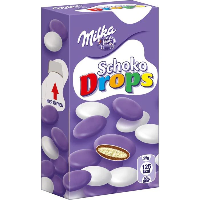Milka Schokobonbons Schoko Drops, Mit Zarter Milka Alpenmilch, Je 42g, 21 Pack 4 Milka Schokobonbons Schoko Drops, Mit Zarter Milka Alpenmilch, Je 42g, 21 Pack – Bild 2