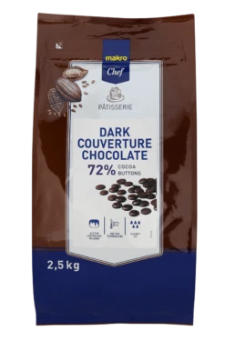 METRO Chef Kuvertüre Buttons Dunkle Schokolade 55 % Kakaomasse (2,5 Kg) -Küchen Verkauf 2fabe674 735e 4509 949a cf27335209a4 2