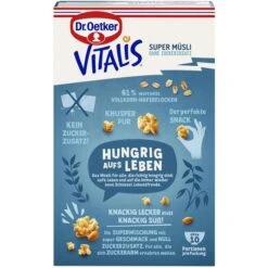 Dr. Oetker Dr.Oetker Müsli Vitalis SuperMüsli Knusper Pur, Ohne Zuckerzusatz, 420g -Küchen Verkauf 3b710750f2b6b6012626c84d308d57905bb26e3c muesli dr.oetker vitalis supermuesli knusper pur