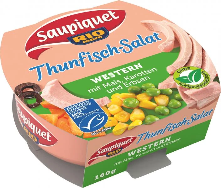 Saupiquet Thunfisch-Salat Western 3 Saupiquet Thunfisch-Salat Western