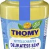 Thomy Delikatess Senf Mittelscharf 2 Thomy Delikatess Senf Mittelscharf -Küchen Verkauf 4502080455 04005500087762 01
