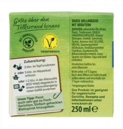 Knorr Sauce Hollandaise Mit Kräutern -Küchen Verkauf 4502081750 8710522766613 03