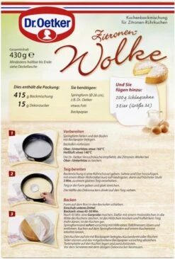 Dr. Oetker Zitronen-Wolke -Küchen Verkauf 4502110354 4000521004828 03
