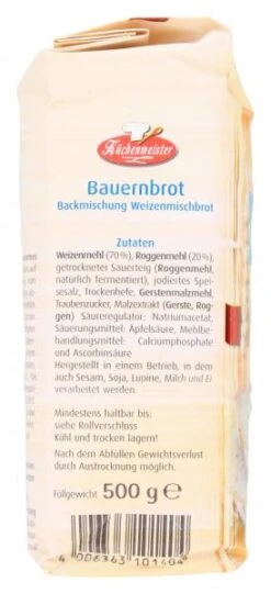 Küchenmeister Backmischung Bauernbrot -Küchen Verkauf 4502113464 4006363101404 04.jpg