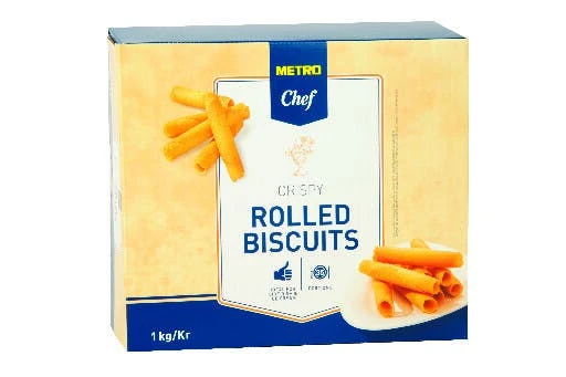 METRO Chef Kekse Knusperröllchen (1 Kg) 3 METRO Chef Kekse Knusperröllchen (1 Kg) – Bild 2