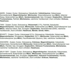 Mars Schokoriegel Mixed Minis, 1425g, Verschiedene Sorten, 71 Riegel -Küchen Verkauf 5d197c75a2d5855226ded45a6589f3131af0a733 schokoriegel mars mixed minis