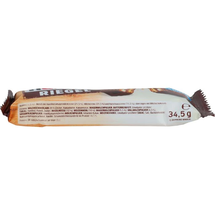 Hanuta Schokoriegel Riegel Milch & Nuss, 483g, Je 34,5g, 14 Riegel 7 Hanuta Schokoriegel Riegel Milch & Nuss, 483g, Je 34,5g, 14 Riegel – Bild 5