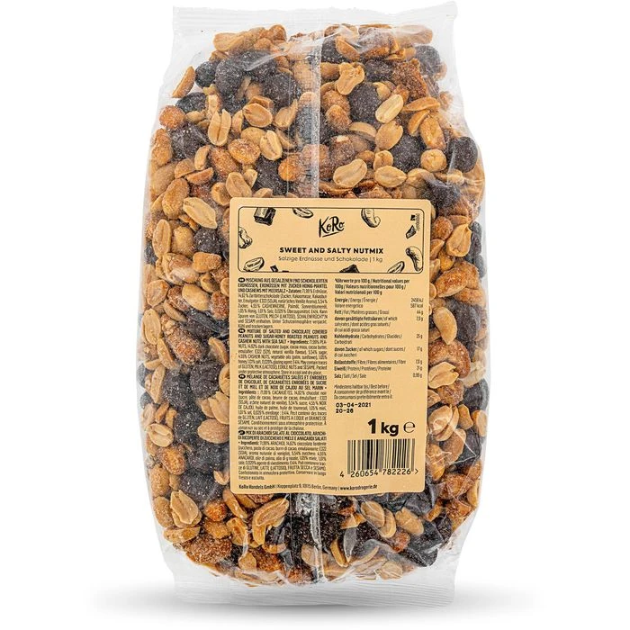 KoRo Nussmischung Sweet And Salty Nutmix, Süß Und Gesalzen, 1kg 3 KoRo Nussmischung Sweet And Salty Nutmix, Süß Und Gesalzen, 1kg