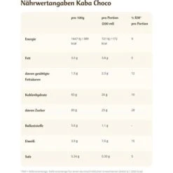 Kaba Kakao Getränkepulver, Nachfüllbeutel, 500g -Küchen Verkauf cb5bb2e7a2e2de7b6d5af3f0dbc95830f516e299 kakao kaba getraenkepulver