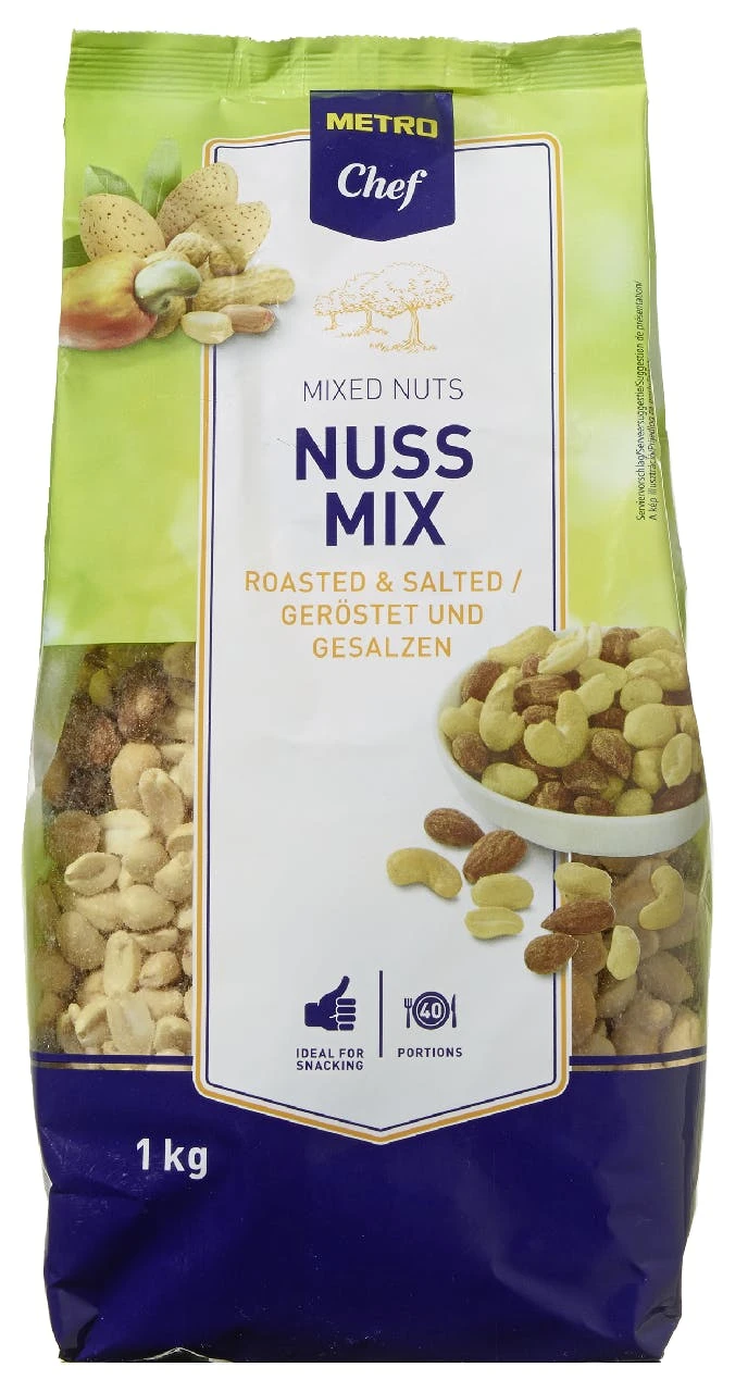 Metro Chef Nüsse Erdnüsse Geröstet & Gesalzen (3.25 Kg) 5 Metro Chef Nüsse Erdnüsse Geröstet & Gesalzen (3.25 Kg) – Bild 3