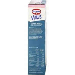 Dr. Oetker Dr.Oetker Müsli Vitalis SuperMüsli Knusper Pur, Ohne Zuckerzusatz, 420g -Küchen Verkauf d9f036a1f98ef689bd616c6bde8a54ae39c3b7ac muesli dr.oetker vitalis supermuesli knusper pur