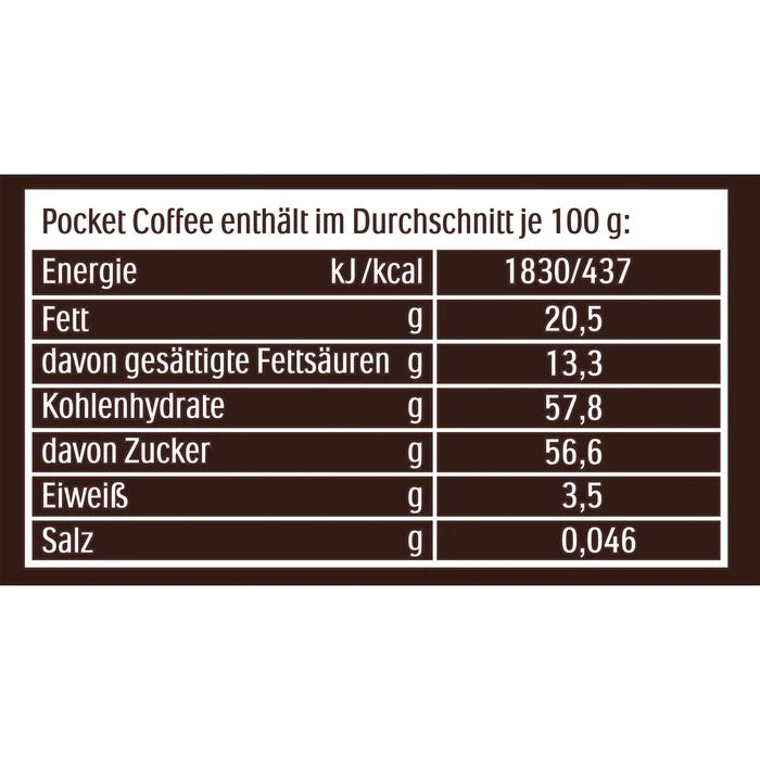 Pocket-Coffee Pralinen Espresso, 744g, 60 Stück 9 Pocket-Coffee Pralinen Espresso, 744g, 60 Stück – Bild 8