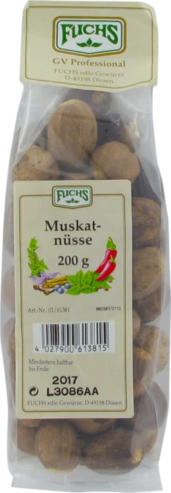 Fuchs Muskatnuss Gemahlen (500g) -Küchen Verkauf f12b78dc 4343 4597 8a39 ace1604753f2