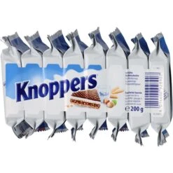 Knoppers Schokolade Milch-Haselnuss-Schnitte, Je 25g, 8 Stück -Küchen Verkauf f878879bcfddc558593b60cb60c0b98c36b77607 waffeln knoppers milch haselnuss schnitte